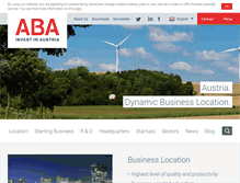 Tablet Screenshot of investinaustria.at